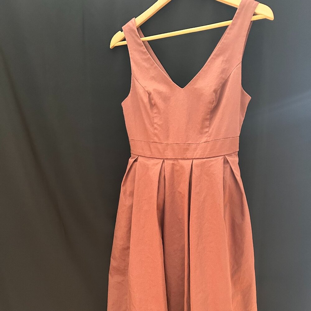 Fervour Lined Midi Cocktail Dress: Size S - Picture 2 of 13
